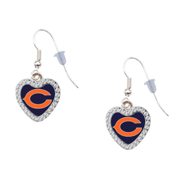 chicago-bears-heart-earrings