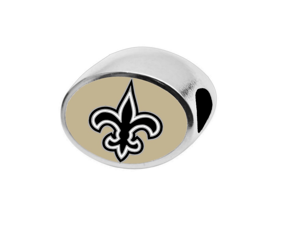 New Orleans Saints 2-Sided Bead – Final Touch Gifts