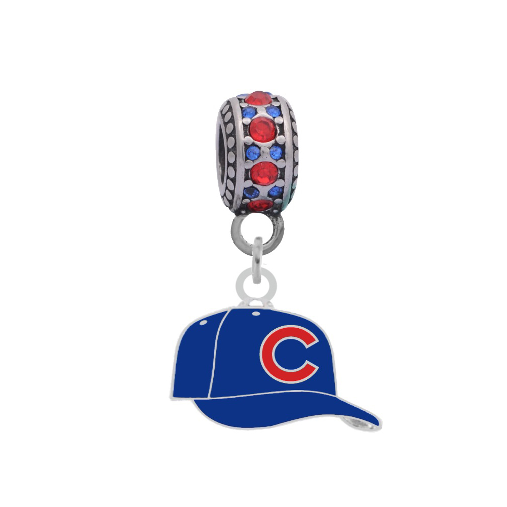 Final Touch Gifts Chicago Cubs Round Logo Earrings Clip-On