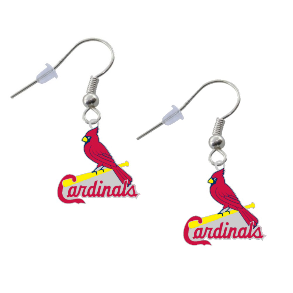 St. Louis Cardinals Logo Earrings – Pierced – Final Touch Gifts