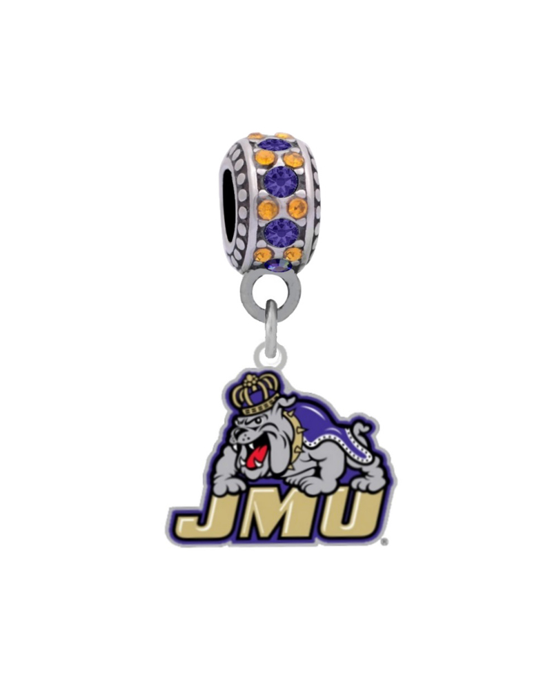  University of Louisville Crystal Logo Charm Fits Compatible  With Pandora Style Bracelets : Sports & Outdoors