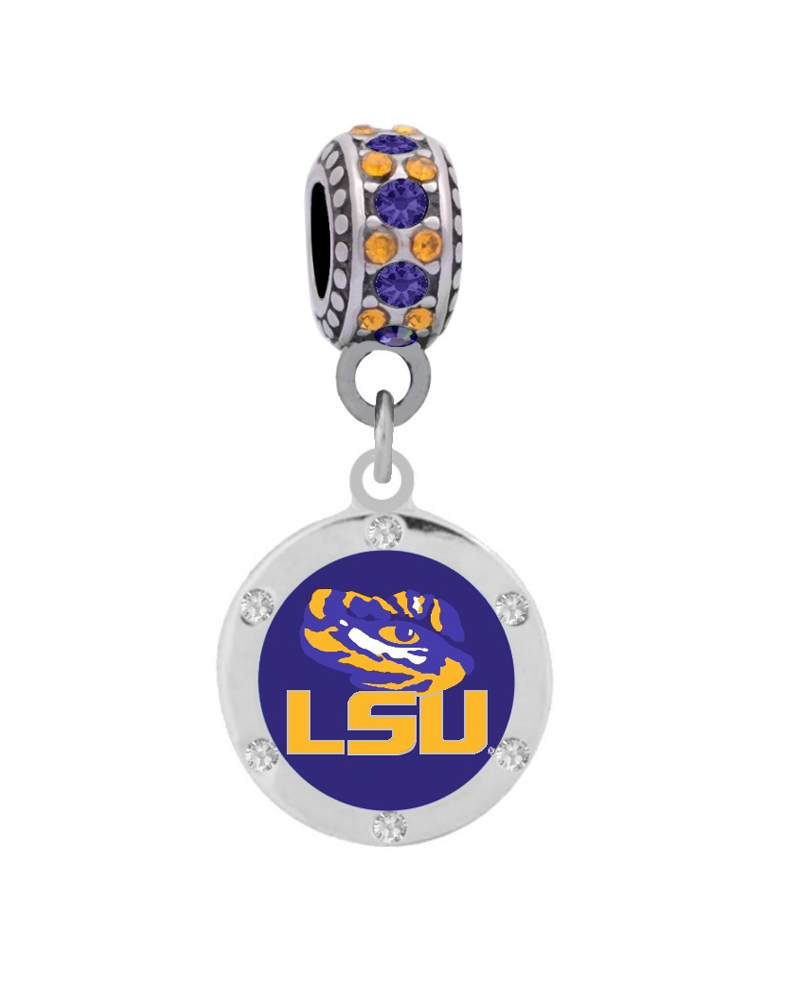 Louisiana State University Crystal Charm – Final Touch Gifts
