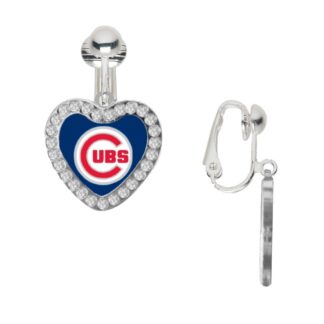 CHICAGO CUBS cryst heart clip