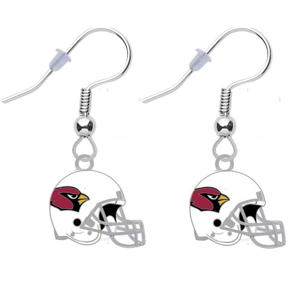 Arizona Cardinals Logo Wire Earrings